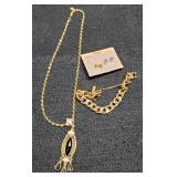 Nice Monet Heavy Bracelet, 2 Sets Ear Rings,
