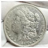 1887 Morgan Dollar