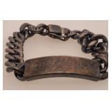 Sterling Silver Name Bracelet 51.6 Grams