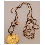 14 Kt. Gold 17" Necklace w/