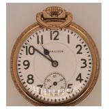 Hamilton Watch Co Size 16 Pocket Watch