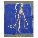 3 Necklaces, 3 Sets Ear Rings,