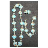 4 Pc. Italian Matching Stone Jewelry Set