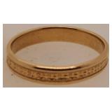 14 K Gold Ring Size 11 4.4 G