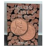 1941-1974 Lincoln Cent Album w/ 59 Different Coins