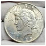 1923 Peace Dollar Unc.