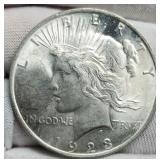 1923 Peace Dollar Unc.