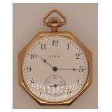 Elgin Natl Watch Co Size  12 Pocket Watch