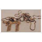 Sterling 24" Necklace & Sterling Charm