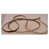 Sterling Silver 28" Necklace 22.6 Grams