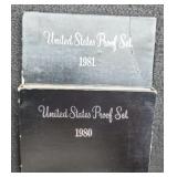 2 Proof Sets: 1980, 1981