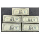 5 - 1957 $1 Silver Certificate Notes