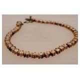 Nice Sterling Silver Rhinestone