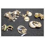 6 Pairs Of Ear Rings inc/ Rhinestones