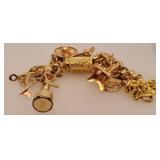 14 Kt. Gold Black Hills Charm Bracelet
