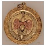 14 Kt. Gold 1" Pendant 4.6 Gram