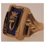 10 Kt Gold Class Ring 10 Gram