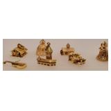 7 - 14 Kt. Gold Charms 26.5 Gram