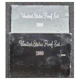 1980 & 1981 Proof Sets
