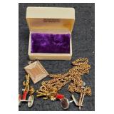 Lot w/ Costume Jewelry Some Vintage
