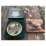 Thomas Kinkade Collector Plate & Book