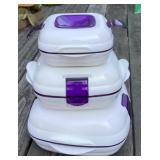 3 - Stacking Food Storage Containers