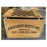 Anheuser Busch Checkerboard Crate