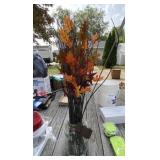 Fall LED Decor in Glass Jar