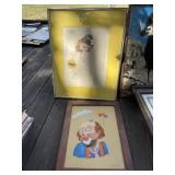 Framed Clown Art