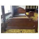 Queen Size Bed with Rails