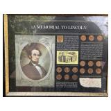 Framed Lincoln Penny Collection
