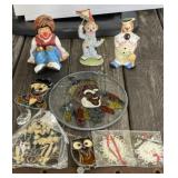 Clown, Suncatchers and Figurines