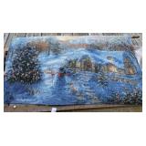 36" Snowman Tapestry