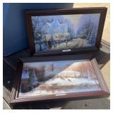 2 - Thomas Kinkade Framed Canvases