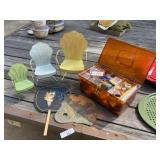 Sewing Box, Fans and More