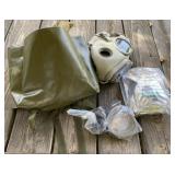Gas Mask with Sealed Filters