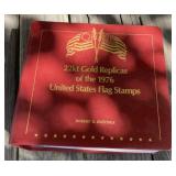 22K Gold First Day Issue Stamps