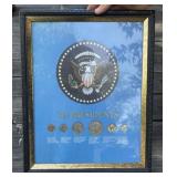 Presidential Framed Coin Set