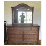 64" Mirrored Lowboy Dresser