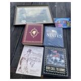 Framed Print and Books