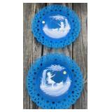 2 - West Moreland Open Lace Plates