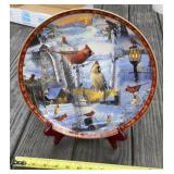 Decorative Cardinal Collector Plate