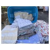 Tote Full of Bedding