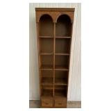 78" Curio Bookcase