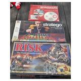 Risk and Stratego Board Games
