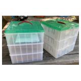 2 - Snapware Storage Boxes