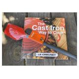 Le Creuset Rubber Scraper & Cookbook