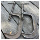 2 - USA 6" C-Clamps