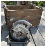 Craftsman Power Hand Saw & Wood Box
