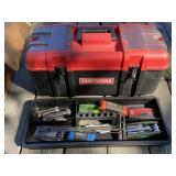 Craftsman Plastic Toolbox & Contents